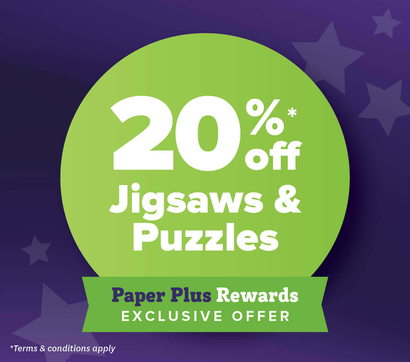 Exclusive Paper Plus Rewards puzzle offer 