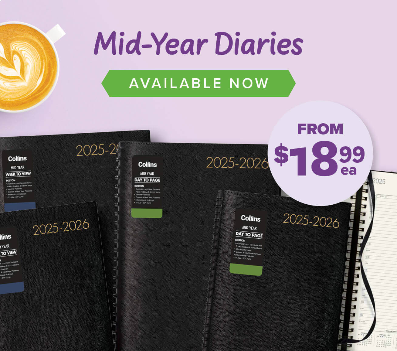 2025-2026 mid year diaries