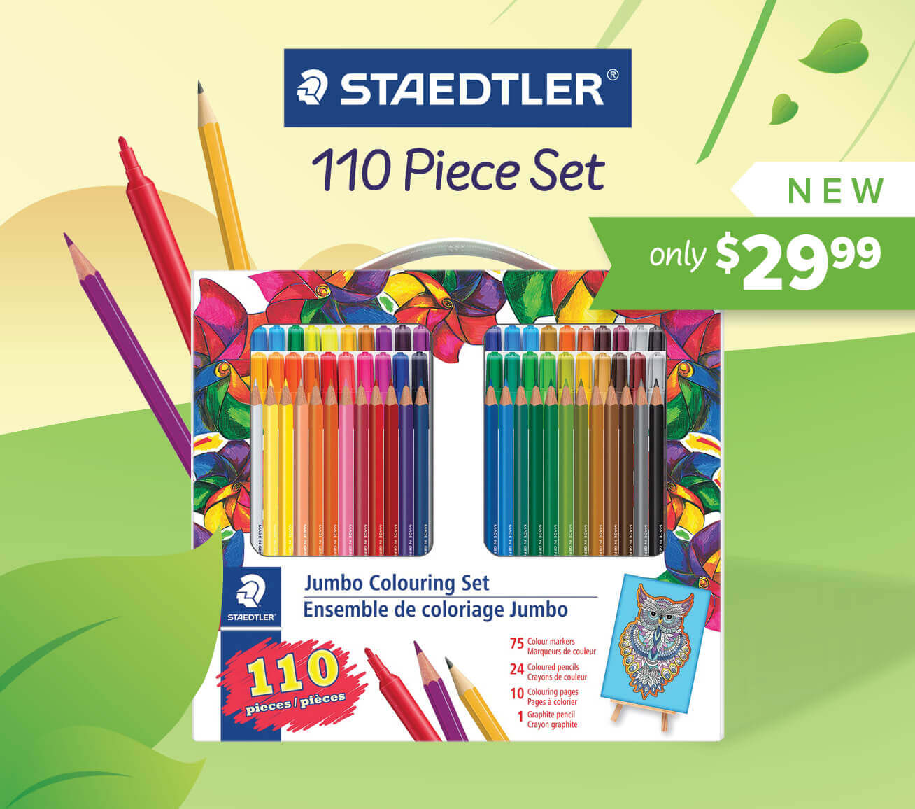 Staedtler Jumbo Colouring Set 110 pieces
