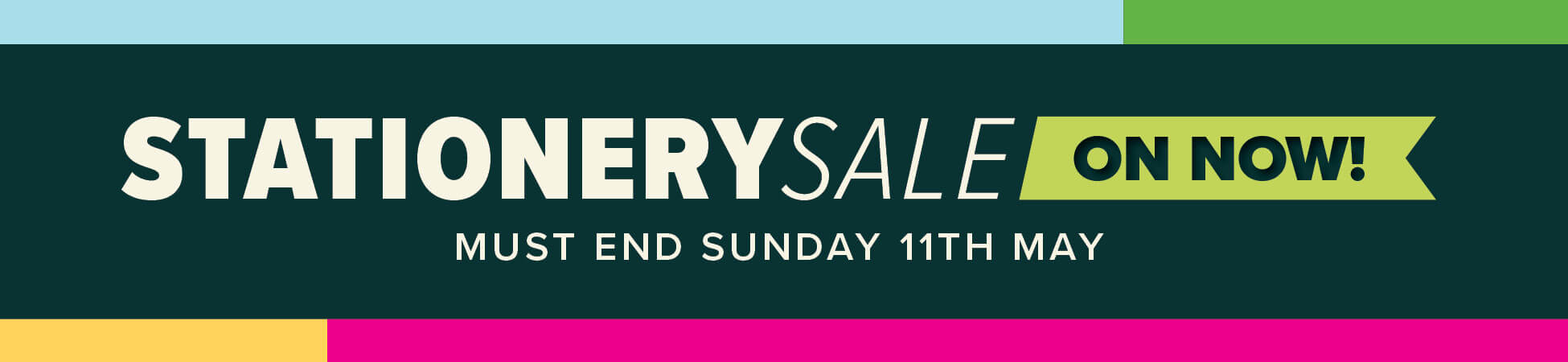 Stationery Sale Ends Sunday - Stock up and save