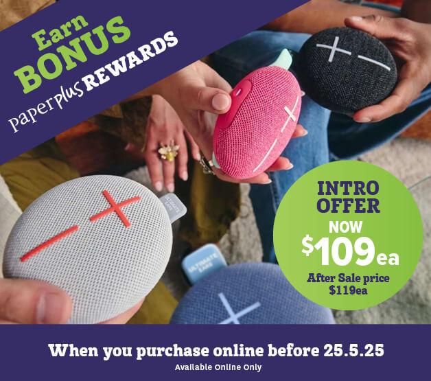 Paper Plus Rewards exclusive UE miniroll promotion