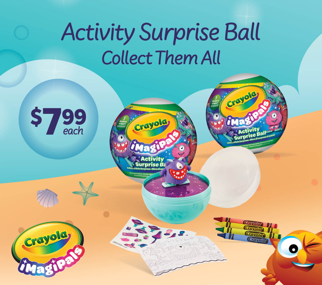 Crayola iMagiPal Monster Collectables