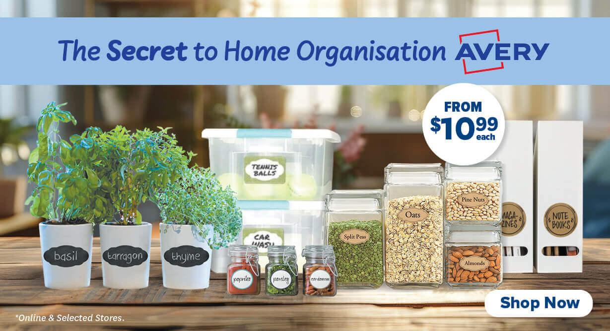 Avery Home Organisation Labels