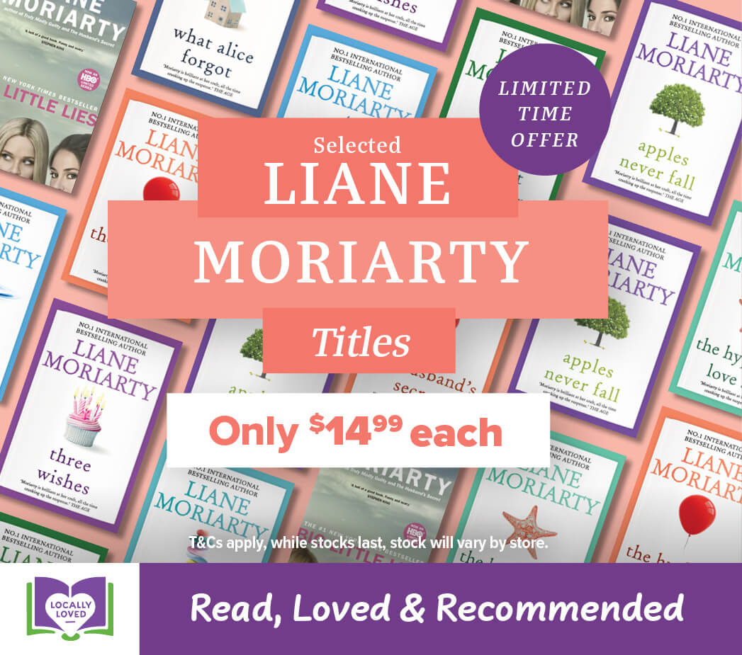 selected liane moriarty books only $14.99 each