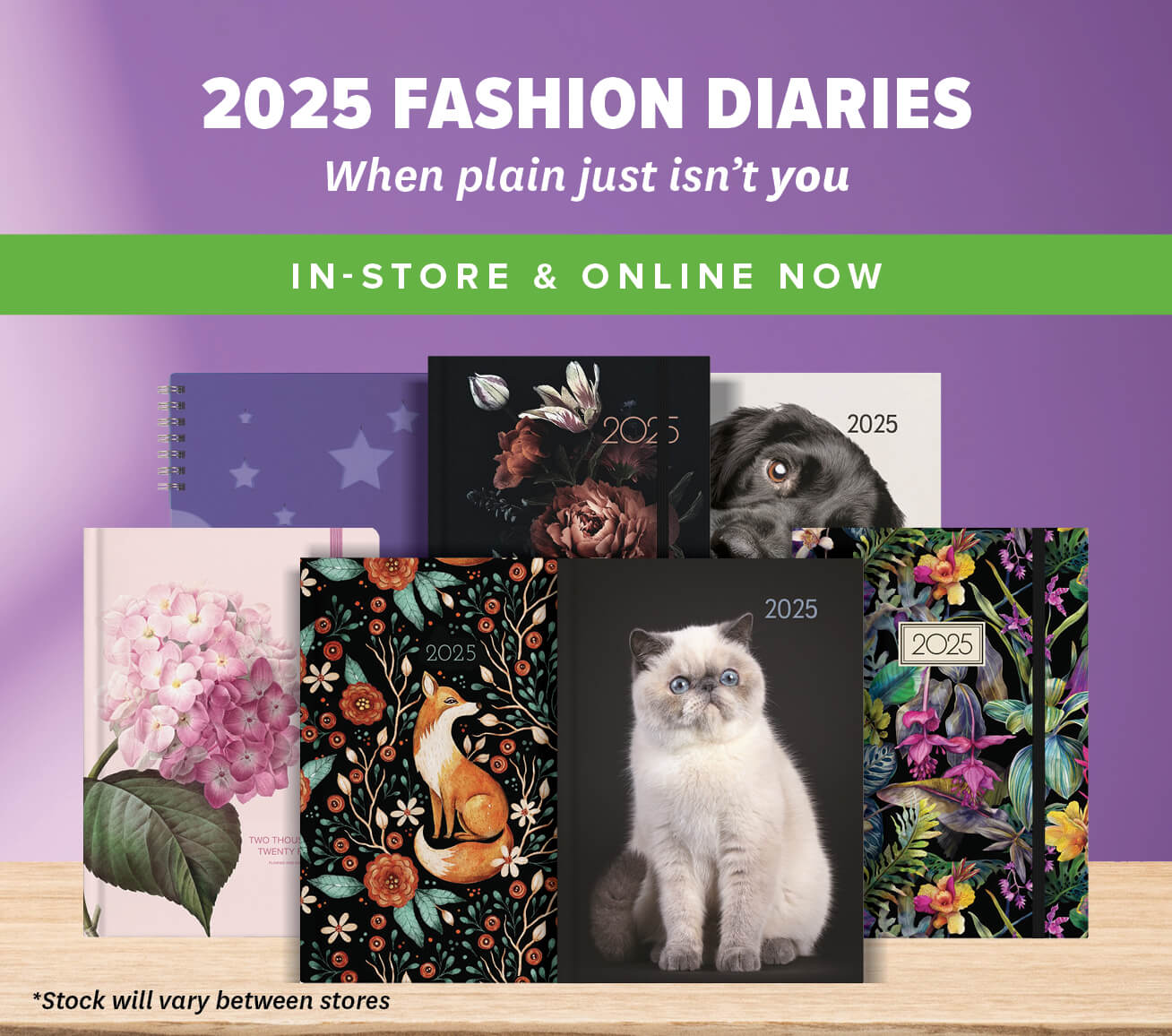 2025 fashion diaries & calendars