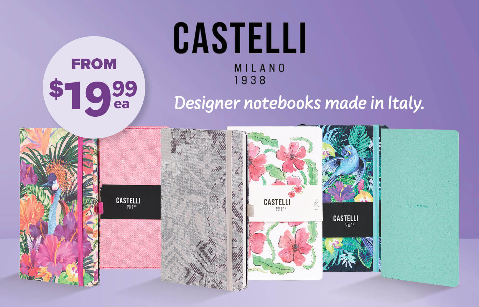 Castelli Italian made notebooks and journals