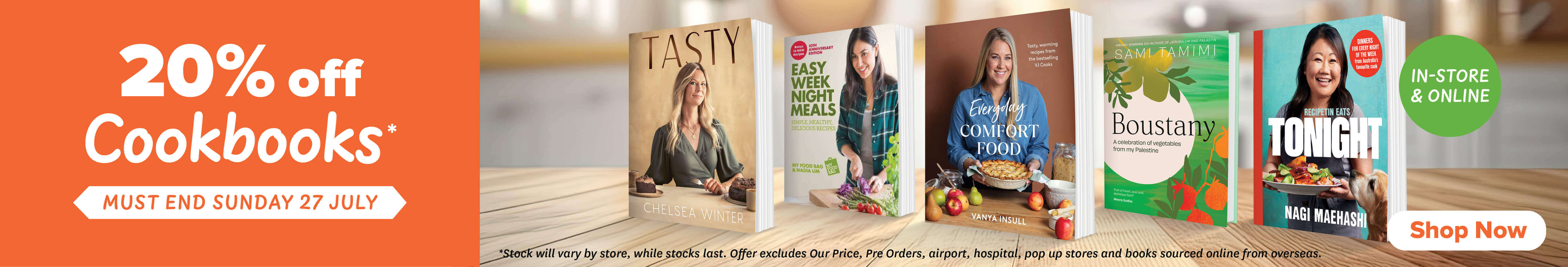 Cookbooks On Sale Now One Week Only