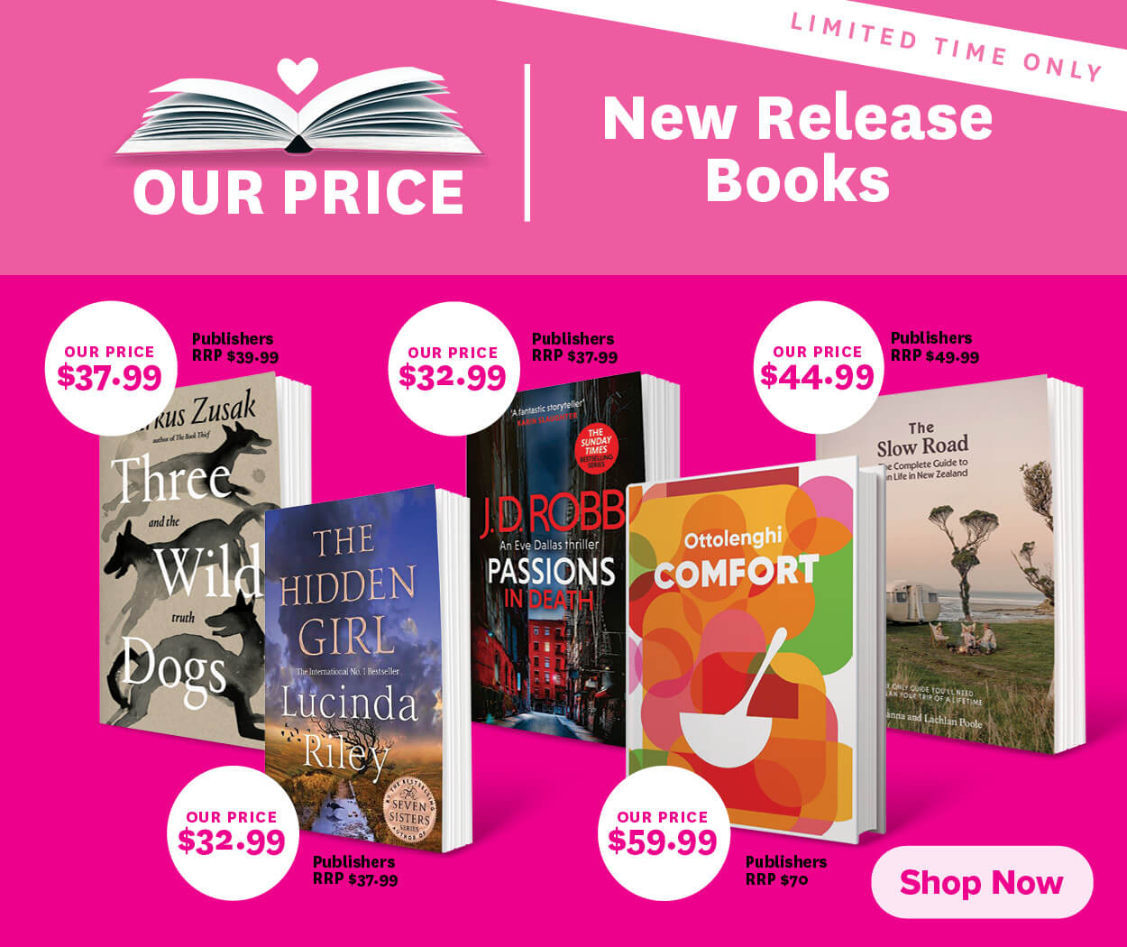 Our price new release books