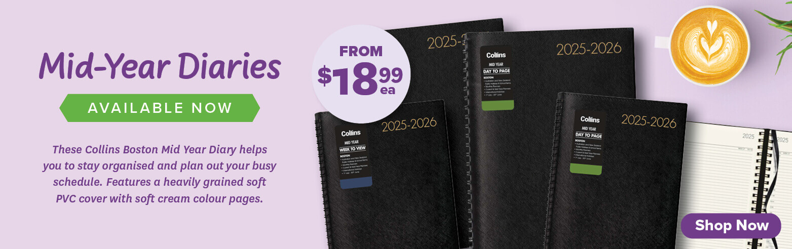 2025-2026 mid year diaries