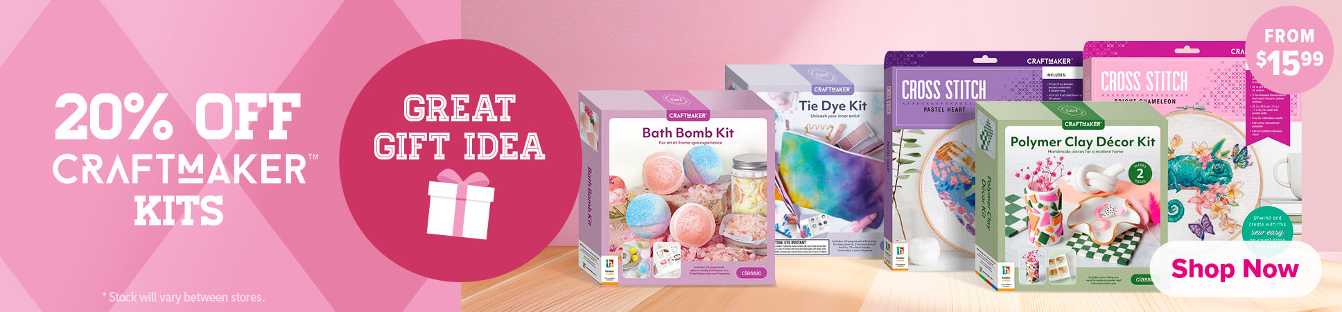 20% off Craft Maker Kits