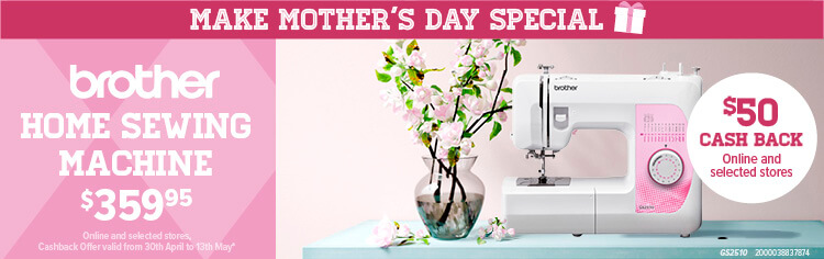 Brother GS2510 Home Sewing Machine cashback offer